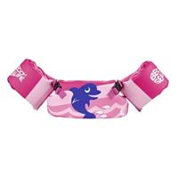 zwemset zwembandjes en zwemgordel Sealife neopreen roze