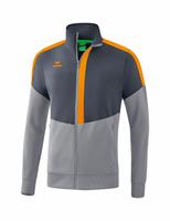 erima Squad Trainingsjacke slate grey/monument grey/new orange