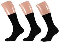 Apollo sportsokken Basic heren katoen zwart/grijs 
