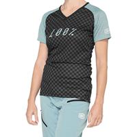 100% AIRMATIC Womens Jersey 2021 - Seafoam Checkers