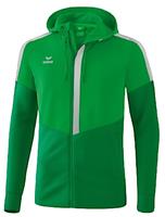 erima Squad Trainingsjacke mit Kapuze fern green/smaragd/silver grey