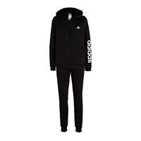 adidas Trainingsanzug, weich, Komfort, trocken, für Damen, schwarz/weiß, L