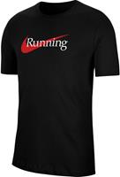 Nike Dri-FIT Hardloopshirt voor heren - Zwart