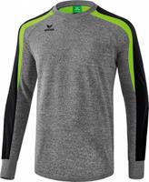 erima Liga Line 2.0 Sweatshirt Kinder grey melange/black/green