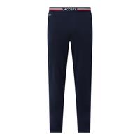 Lacoste Lounge Pyjama-Hosen in Trikolor aus Jersey - Navy Blau 