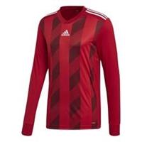 Adidas Voetbalshirt Striped 19 - Rood/Wit Lange Mouwen Kinderen