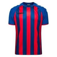 Hummel Voetbalshirt Core Striped - Blauw/Rood Kinderen