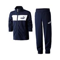 Puma Polyester Club Trainingspak Kids Donkerblauw