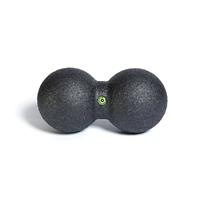 BLACKROLL Massageball Duo 8cm, ideal für die Selbstmassage paralleler Muskelstränge, schwarz
