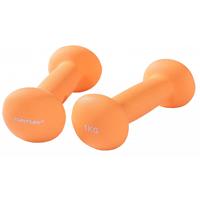 Tunturi Dumbbells Neopreen 2 X 1 Kg Oranje