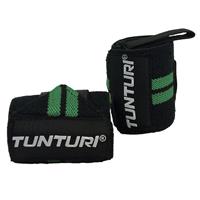 Tunturi Wrist Wraps - Zwart/groen