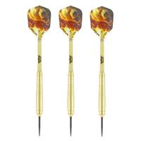 1x Set Van 3 Dartpijlen Bear Brass 21 Grams - Darten/darts Sport Artikelen Pijltjes Messing