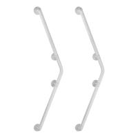 Wenko Wandhaltegriff Secura Weiß, 2er Set - Weiß - 