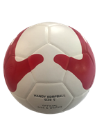 Gameballs Korfbal Handjes Wit rood maat 5