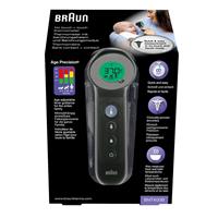 Braun No touch + touch schwarz Fieberthermometer Berührungsloses messen