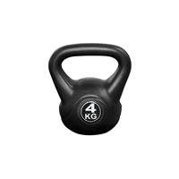 IVOL Kettlebell Voor Binnen En Buiten - Kunststof - Zwart - 4 Kg