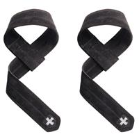 Harbinger - Pro Leather Lifting Straps - Fitness Straps - One Size - Zwart