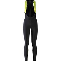 Gore Wear Women's Progress Thermo Bib Tights AW21 - Schwarz/Neon Yellow