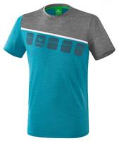 erima 5-C T-Shirt oriental blue