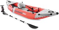 Intex Boot ExcursionPro Kayak K1 Set inkl. Alu-Paddel + Pumpe bunt