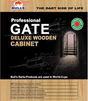 Deluxe zwart houten kabinet