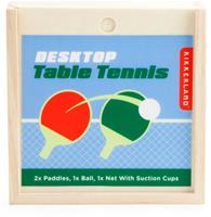 tafeltennisset Mini 11,2 cm hout groen 4 delig