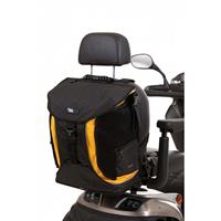 Torba Go rolstoel & scootmobieltas - zwart/geel