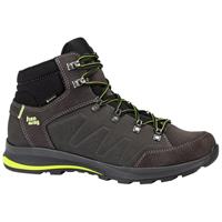 Hanwag Gore-Tex Wanderschuhe "Torsby Men", wasserdicht, für Herren, anthrazit/gelb, 46