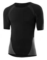 Löffler Sporthemd S/s Warm Hybrid Herren Polypropylen Schwarz Mt 46/48
