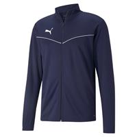 Puma Teamrise Training Poly Jas Blauw Sweatshirt