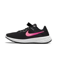 Nike Revolution 6 FlyEase Next Nature Eenvoudig aan en uit te trekken hardloopschoen voor dames (straat) - Zwart