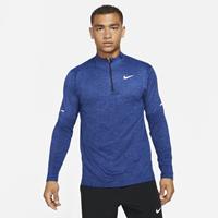 Nike Dri-FIT Hardlooptop met halflange rits voor heren - Blauw