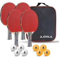 Tafeltennisrackets en 8 ballen Joola Team school (x4)