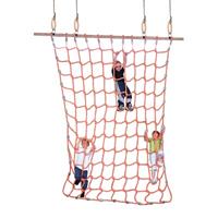 Kletternetz für Turnringe, Polypropylen Orange, 3,5 m