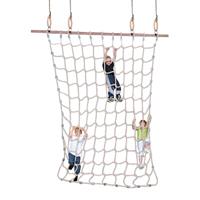 Sport-Thieme Kletternetz für Turnringe, Spinnfaser Natur, 3,5 m