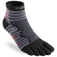 Injinji Run Technical Mini-Crew - Hardloopsokken, zwart/grijs