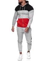 One Redox Heren joggingpak Zwart Grijs Rood | Mannen trainingspak | Italian-Style.nl, 