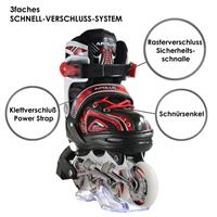 Apollo Inline skates Super Blades (L (39-42), Rood)