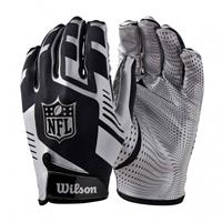 American-football-handschuhe Nylon Grau/schwarz Einheits