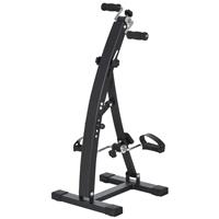 HOMCOM Heimtrainer Bewegungstrainer Pedaltrainer für Senioren Stahl Schwarz 41 x 50 x 96cm