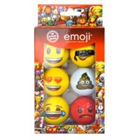 Novelty Emoji Golfballs 6-pack