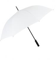 paraplu automatisch windproef 122 cm microvezel wit