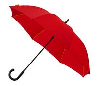 golfparaplu 125 cm polyester/aluminium rood
