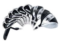 Heren Golfset 10 Clubs staal Rechtshandig +1 Inch