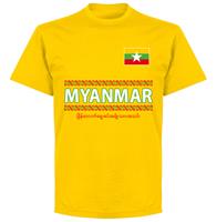 Retake Myanmar Team T-Shirt - Geel - Kinderen - 6 Years
