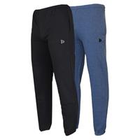 Donnay Donnay Heren - 2-Pack - Joggingbroek Alec - Zwart & Donkerblauw