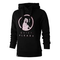 Quiet Please Baseline Logo Glitter Sweater Met Capuchon Dames