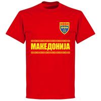 Retake Macedonië Team T-Shirt - Rood - Kinderen - 10 Years