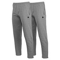 Donnay Donnay Heren - 2-Pack - Joggingbroek Wess - Zilvergrijs