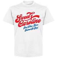 Sweet Caroline T-shirt - Wit - Kinderen - 10 Years
